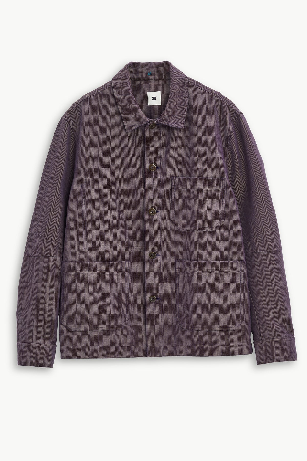 Dijon Workwear Jacket in Rust Portuguese Herringbone