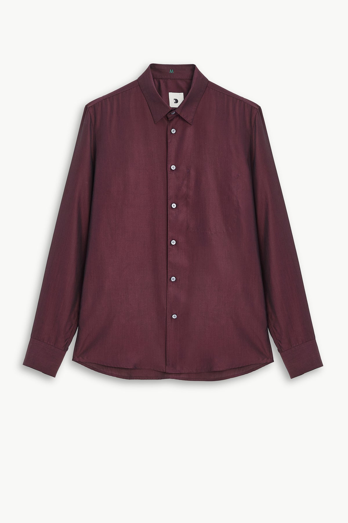 Feel Good Shirt in Bordeaux Portuguese Tencel
