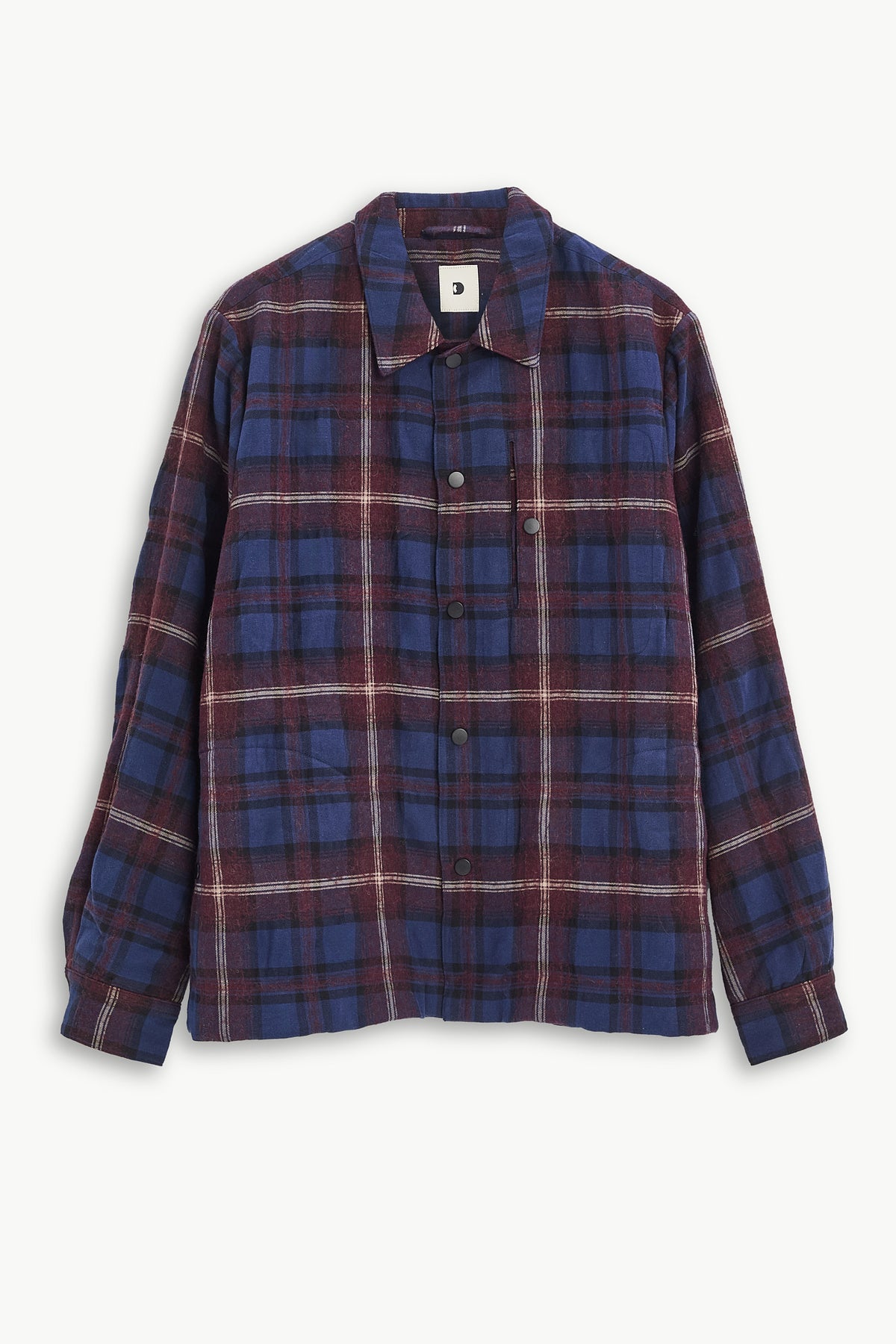 Snap Button Jacket in a Recycled Cotton and Virgin Wool with MEIDA