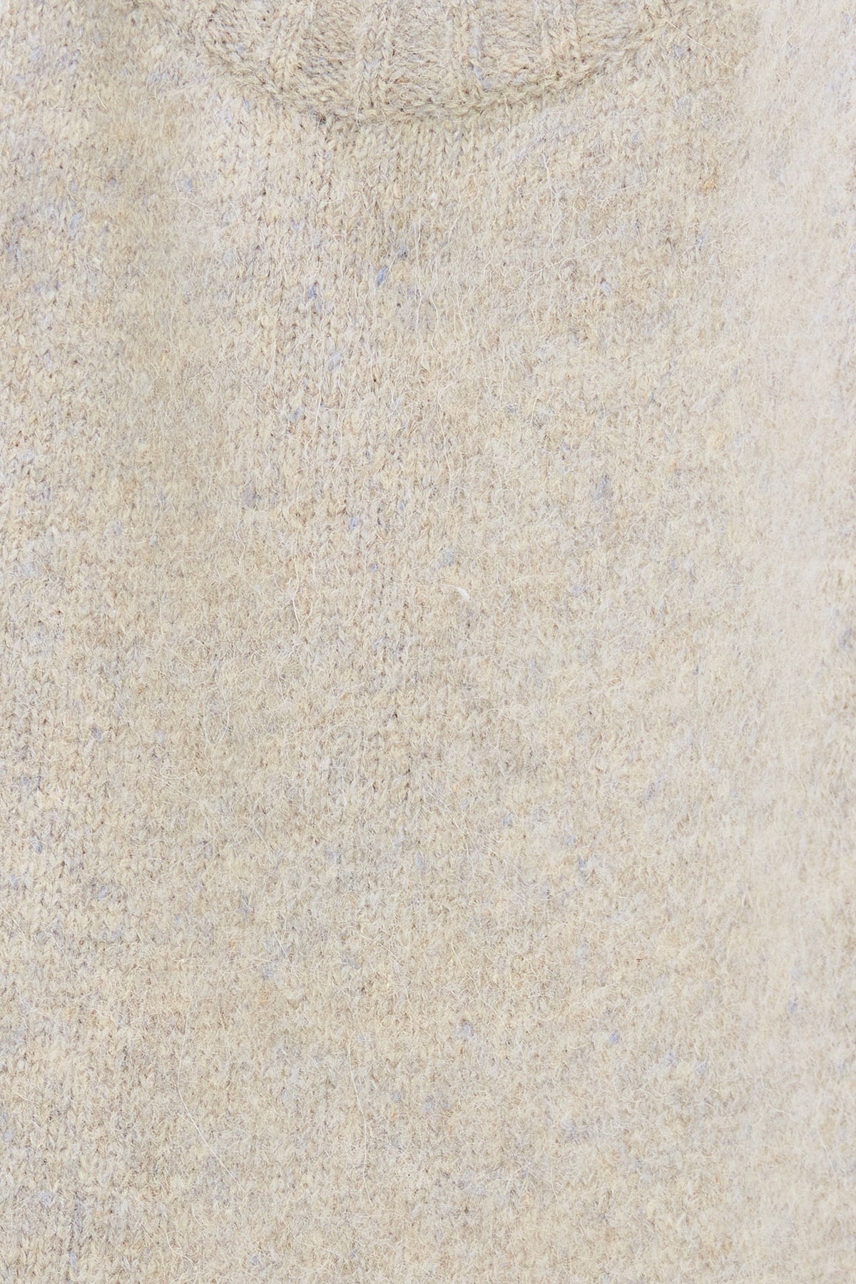 Crewneck Sweater in a Blend of Alpaca Wool and Organic Cotton