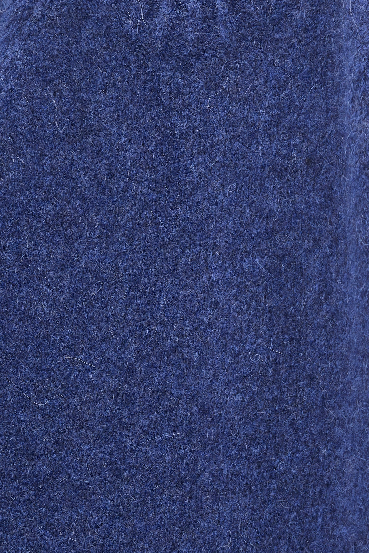 Crewneck Sweater in Dark Cobalt Blue Alpaca Wool