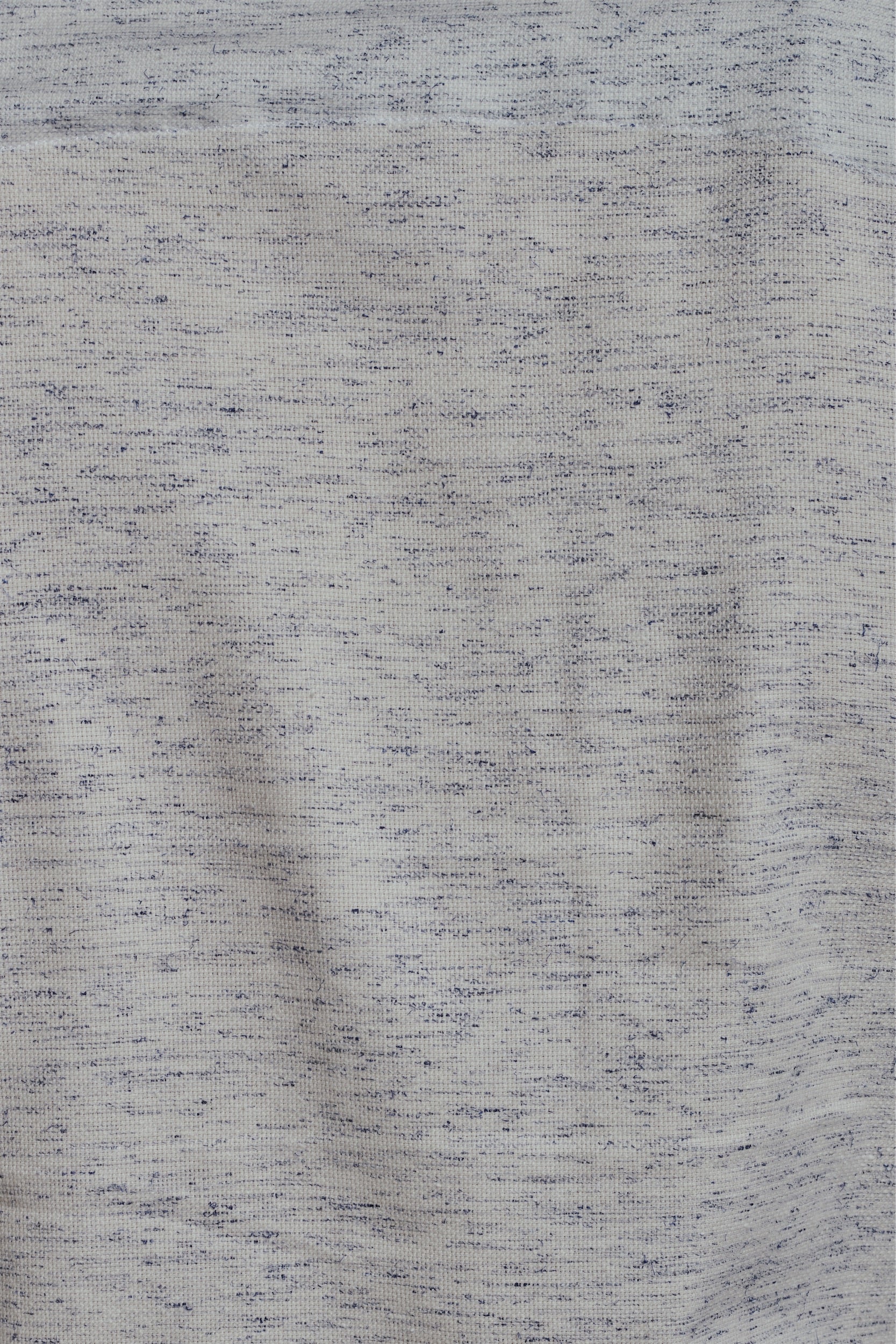 Feel Good Shirt in an Off-White Soft Airy Sustainable Italian Cotton and Recycled Polyester Blend by Cottonificio Canclini