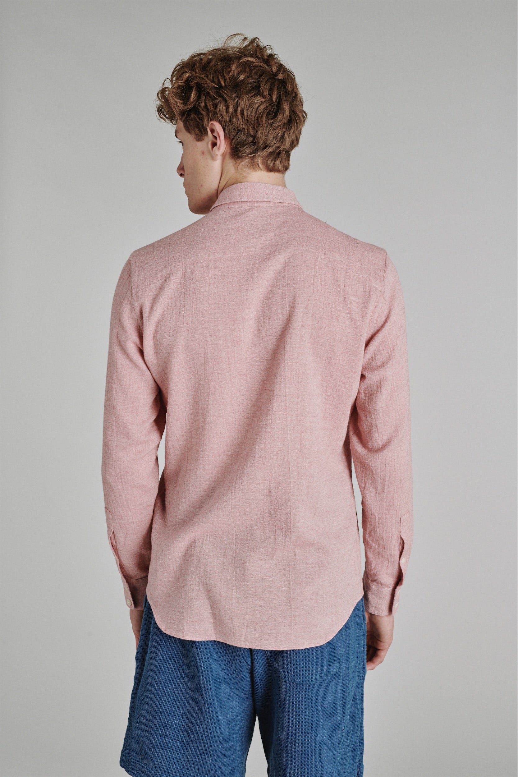 Feel Good Shirt in a Very Soft Pink Japanese Organic Cotton